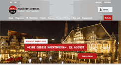 Desktop Screenshot of musikfest-bremen.de