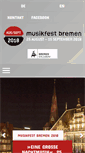 Mobile Screenshot of musikfest-bremen.de
