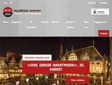 Tablet Screenshot of musikfest-bremen.de